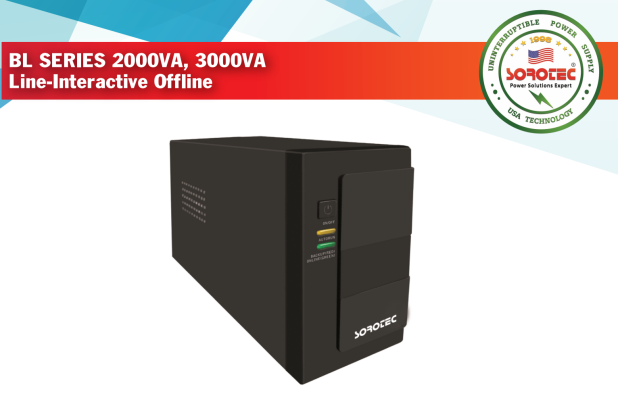 Bộ lưu điện UPS offline Sorotec BL3000 (3000VA 1800W) hang chinh hang.