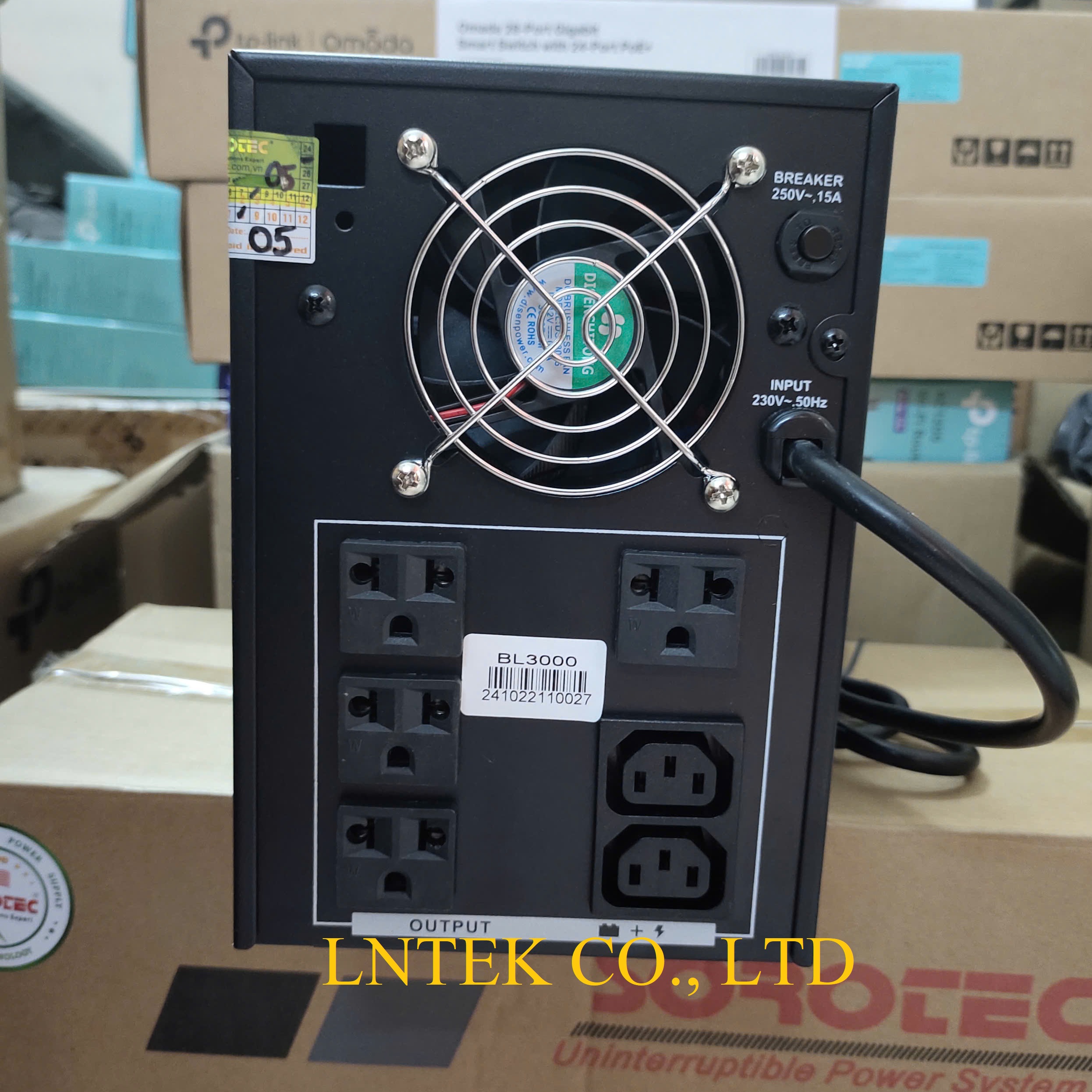 Bộ lưu điện Ups SOROTEC BL3000 (3000VA 1800W) chinh hang_LNTEK Bộ lưu điện Ups SOROTEC BL3000 (3000VA 1800W) chinh hang_LNTEK