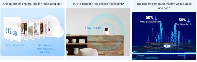 Camera Wifi Ezviz C6N G1 4K 8MP chinh hang.