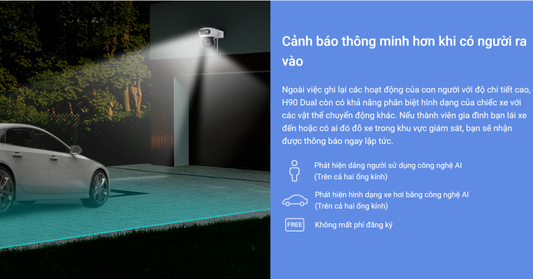 Camera Ngoài Trời WiFi Ezviz C90 Dual 2K+.