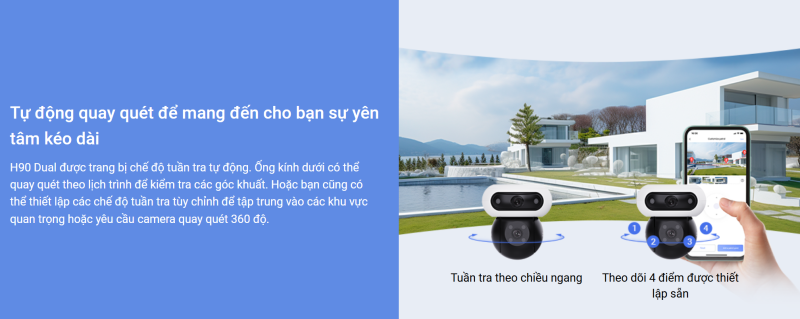 Camera Ngoài Trời WiFi Ezviz C90 Dual.