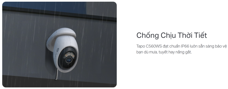 Camera Tapo C560WS Wi-Fi An Ninh 4K_LNTEK.