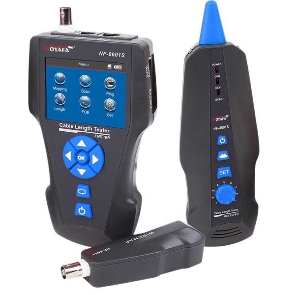 Máy test cáp mạng Noyafa NF-8601S kiểm tra cáp mạng RJ45 RJ11, Test PoE, Đo Chiều Dài Cáp, Tìm Dây Nhanh Chóng_LNTEK