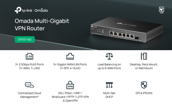 Router TP-LINK ER707-M2 chinh hang
