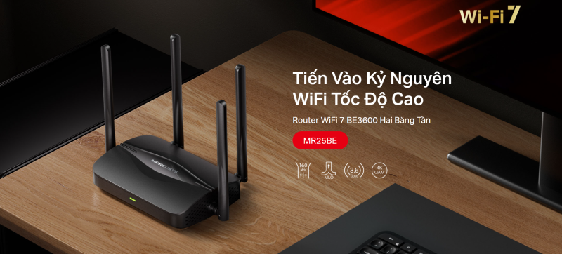 Wifi 7 Mercusys MR27BE