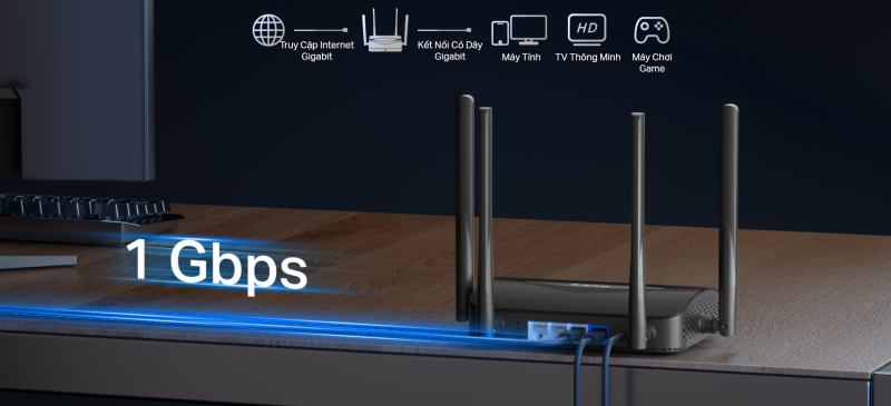 Wifi 7 Mercusys MR27BE chinh hang.