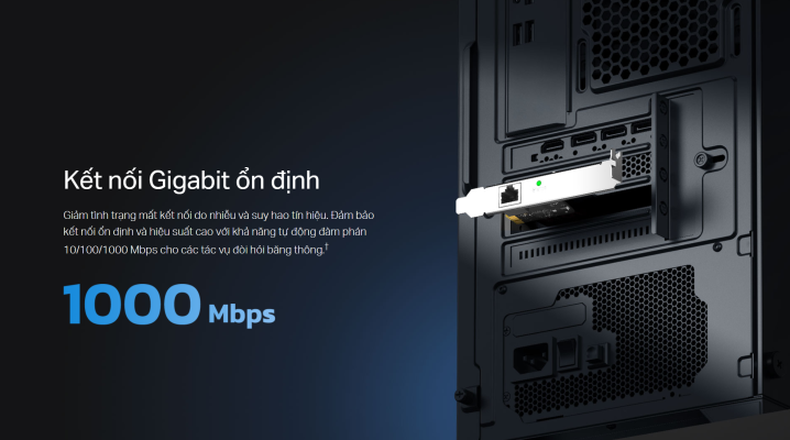 Card Mạng PCIe Gigabit Mercusys MA210E.