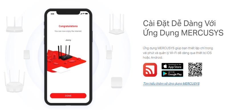 Router Wifi Mercusys MW302R chinh hang_LNTEK
