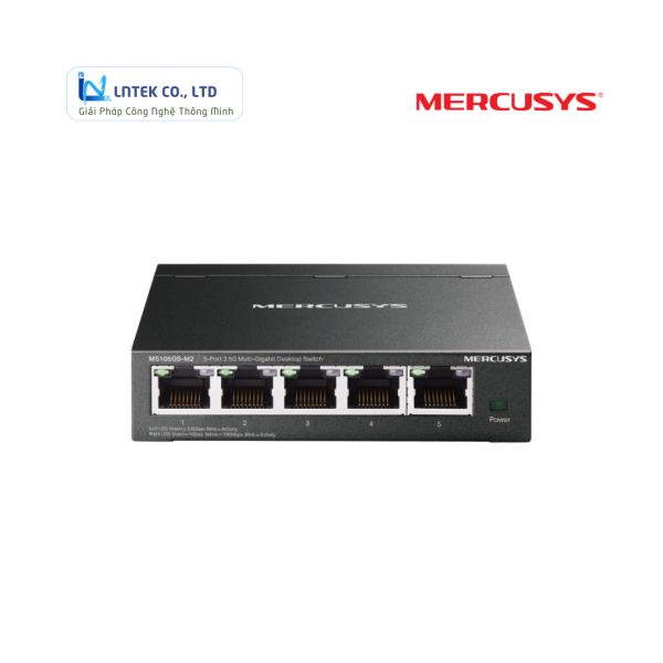 Switch 5 Cổng 2.5G Mercusys MS105GS-M2 Multi-Gigabit_LNTEK