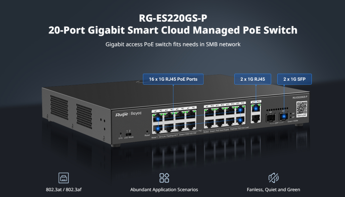Switch Ruijie RG-ES220GS-P Reyee
