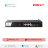 DrayTek VigorSwitch P2100 Managed Switch Layer 2+, 8 port Gigabit PoE, 2 slot SFP Uplink, nguồn PoE 140W_LNTEK