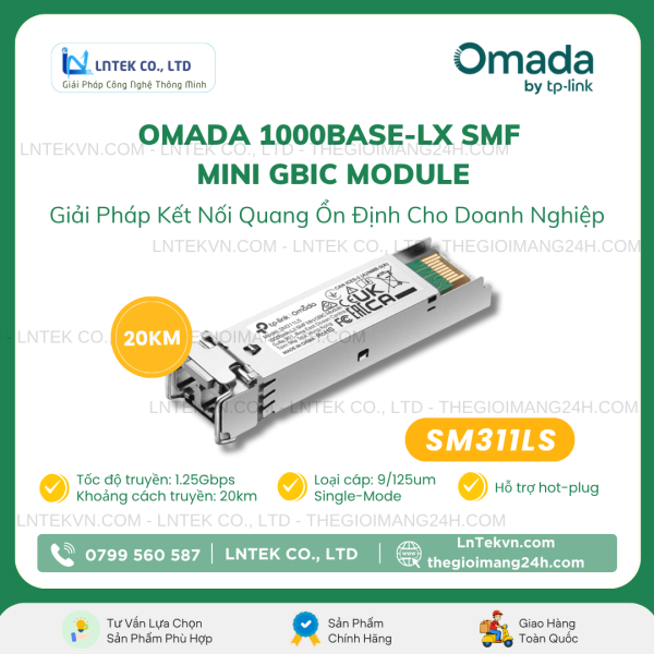 Omada 1000Base-LX SMF Mini GBIC Module TP-Link SM311LS_LNTEK CO., LTD